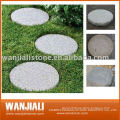 Round granite stepping stone